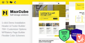 MaxCube | Self Storage Business WordPress Theme 1.3.1
