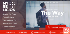 My Religion - Dedicated Church WordPress Theme with Events, Sermons and Donations 1.2.1