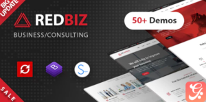 RedBiz - Business & Consulting Multi-Purpose Template