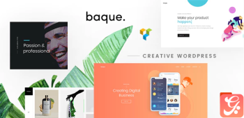 Baque - Multipurpose Onepage Creative WP Theme