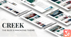 Creek - Classic Elegant Magazine WordPress Theme