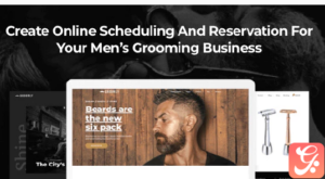 Groomly - Men’s Grooming Scheduling & Reservation WordPress Theme 1.2.42
