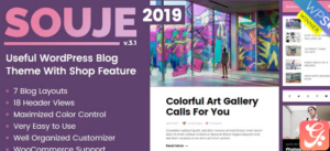 Souje - Personal WordPress Blog Theme 4.1