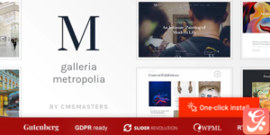 Galleria Metropolia - Art Museum & Exhibition Gallery Theme 1.1.6