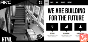 Arc - Responsive Architect Business Template