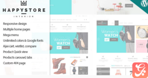 HappyStore - Responsive WordPress WooCommerce Theme 1.6.5