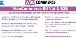 WooCommerce Eu Vat & B2B 13.0