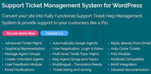 Support Ticket Management System for WordPress 1.5