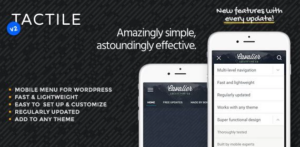 Tactile: WordPress Mobile Menu 2.1