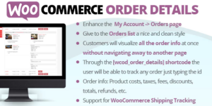 WooCommerce Order Details 3.1