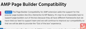AMP Page Builder Compatibility 1.9.86