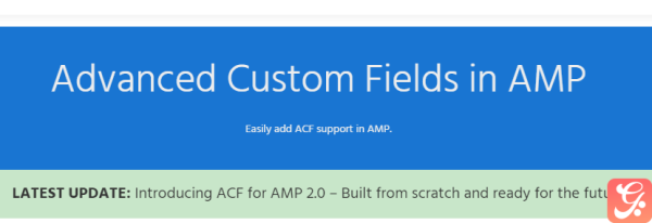 ACF for AMP 2.8.9
