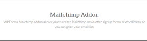 WPForms MailChimp Addon 2.4.0