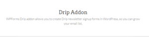 WPForms Drip Addon 1.8.0