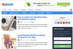 HappyThemes MySocial Pro 1.4