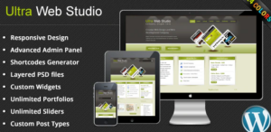 Ultra Web Studio, Blog & Portfolio Wordpress Theme 2.16