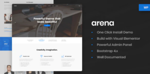 Arena - Business & Agency WordPress Theme 1.0.3