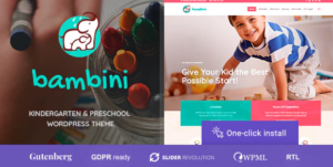 Bambini - Kindergarten & Pre-School Theme 1.2.1