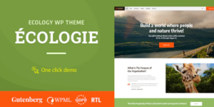 Ecologie - Environmental & Ecology WordPress Theme 1.1.1