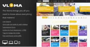 Vloma Grid - Blog / Magazine Video WordPress Theme 3.3