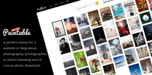 Paintable - Photography / Photos Blog Theme 2.1