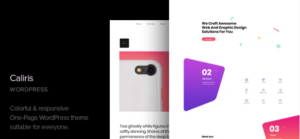 Caliris - Responsive One Page WordPress Theme 1.5
