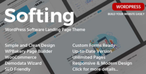 Softing - Software Landing Page WordPress Theme 1.2.4