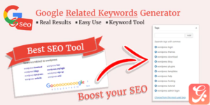 Google Related Keywords Generator - Wordpress SEO 1.1.0