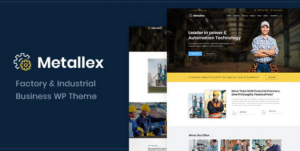 Metallex - Industrial And Engineering WordPress 1.0
