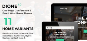 Dione – Conference & Event WordPress Theme 1.2.7
