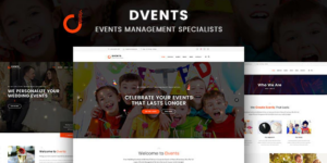 Dvents - Events Management Agency Theme 1.2.9
