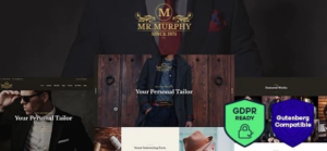 Mr. Murphy - Custom Dress Tailoring Clothing WP 1.2.12
