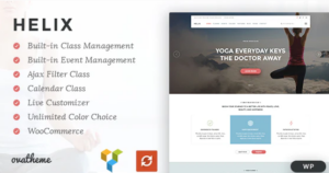 Helix - Yoga Club Calendar WordPress Theme 1.4.3