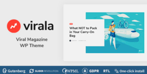 Virala - Viral Magazine WordPress Theme 1.0.9