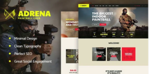 Adrena | Airsoft Club & Paintball WordPress Theme 1.2.12