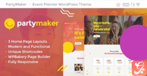 PartyMaker | Event Planner & Wedding Agency WP 1.1.5.1