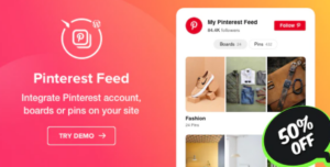 Elfsight Pinterest Feed 1.2.0