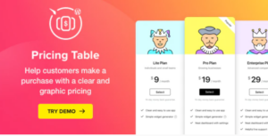 Elfsight Pricing Table 2.6.1