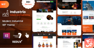 Industrial - Industry & Factory WordPress Theme