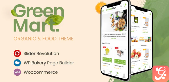 GreenMart Organic Food WooCommerce WordPress Theme