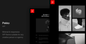 Pekko - Minimal Dark WordPress Theme 1.3
