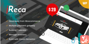 Ireca - Car Rental Boat, Bike, Vehicle, Calendar WordPress Theme 1.4.4