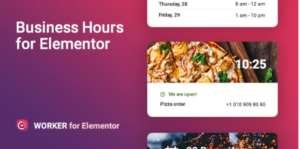 Business hours for Elementor