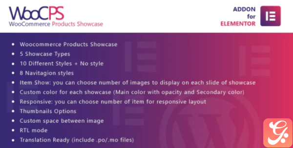 WooCommerce Products Showcase for Elementor