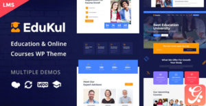 Edukul | Online Courses WordPress Theme 1.16
