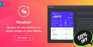 WordPress Weather Forecast Plugin 1.3.1