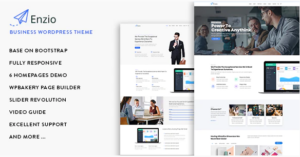Enzio - Responsive Business WordPress Theme 1.1.1