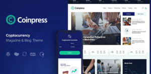 Coinpress | ICO Cryptocurrency Magazine & Blog WordPress Theme 1.0.13