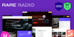 Rare Radio | Online Music Radio Station & Podcast WordPress Theme 1.0.14