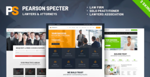 Pearson Specter | WordPress Theme for Lawyer & Attorney 1.11.2.1